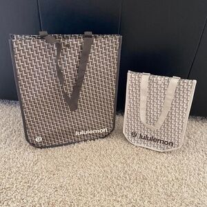 *NEW* Lululemon tote shopper gift bags 2025 holiday exclusive- Bundle of 2